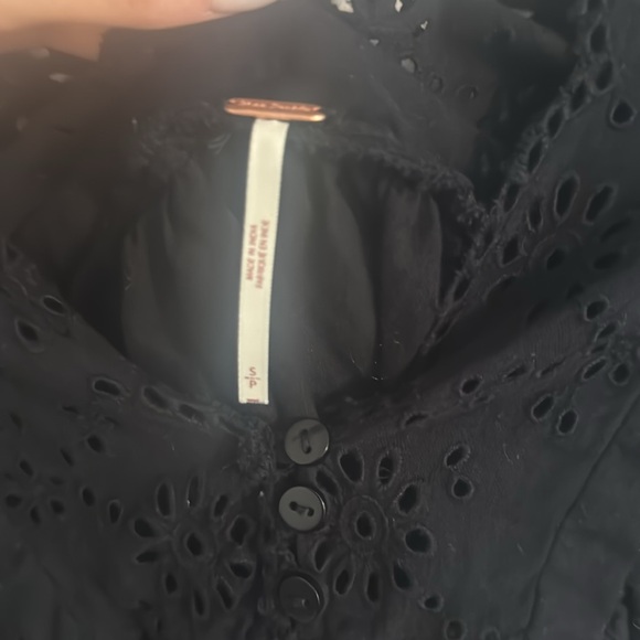 free people costa eyelet top - Picture 4 of 5